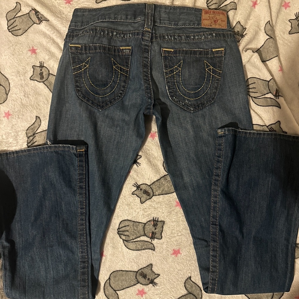 Vintage bootcut low rise true religion jeans